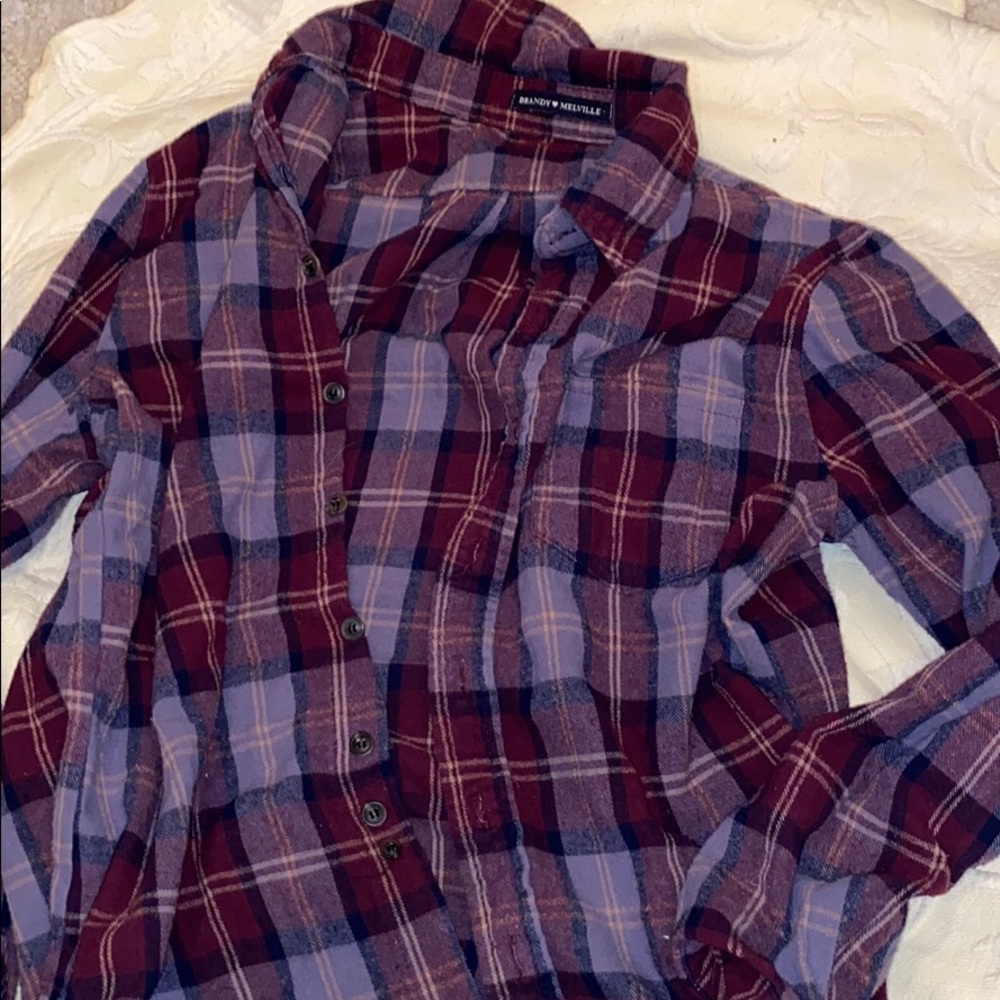 rare brandy melville flannel